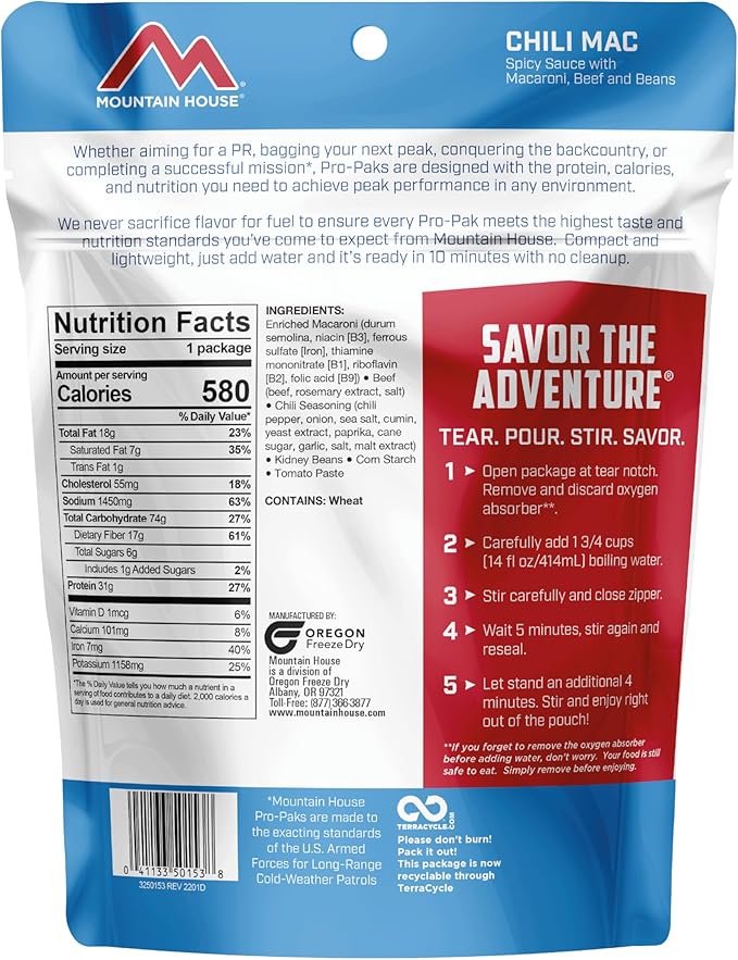 Mountain House Pro Pack