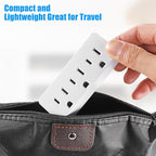 TENINYU 3 Outlet Adapter Extender - UL Listed 1875W/15Amps 3 Way Grounded Polarized Plug Extender Power Strip, Wall Plug 1 to 3 Outlet Splitter with 3 AC Outlets for Household Appliances (2)