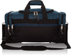 DALIX 17" Blank Duffle Bag Duffel Bag Travel Size Sports Durable Gym Bag
