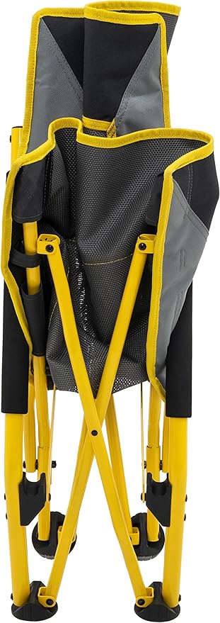 ALPS Mountaineering Rendezvous Low Camping Chairs for Adults with Arms, Cool Mesh Center, Powder Coated Steel Frame, Compact Folding Design and Carry Bag