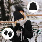 Tranqun Sleeping Bags for Adult with Winter Beanies Gloves, Cotton Liner Camping Sleeping Bag Waterproof Warm Lightweight for Backpacking Camping Indoor Outdoor Homeless People