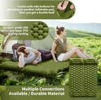 HiiPeak Sleeping Pad for Camping- Ultralight Inflatable Sleeping Mat with Built-in Foot Pump & Pillow, Upgraded Compact Camping Air Mattress for Tent, Backpacking, Hiking