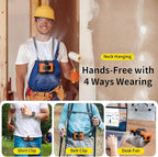 Socool 20000mAh Portable Waist Fan Clip on Wearable Belt Personal Fans Rechargeable Battery Operated, 40H Cooling Fan with 10 Speeds & Dual Motors, Neck Fans Hanging Hands-Free for Outdoor Travel