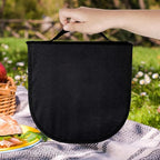 New Wood Grain Handle Tableware Mess Kit Cutlery for 2 Dinnerware Set - 12pcs Stainless Steel Utensils Set with Plate Spoon Fork Serrated Knife Cloth Napkins for 2,Backpacking, Outdoor Hiking Picnic