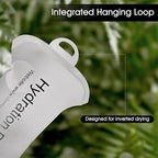 GYGYL Soft Flask, TPU Collapsible Soft Water Bottle for Hydration Pack, Running Vest, Leak-Proof Folding Water Bottle for Hiking Cycling Climbing Jogging-250ml White, 2pcs