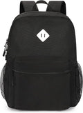 STEAMEDBUN Black Backpack for School,Teens Boys Backpack for Elementary School Bag
