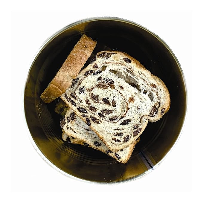 Freeze Dried Cinnamon Raisin Bread Can | Jarred and Packed Emergency Food Supply | Hunting, Survival, Camping, Backpacking Long Term Food Storage 25+ years shelf life | Easy Prep Survival Food 10 Size Cans (Cinnamon Raisin Bread)
