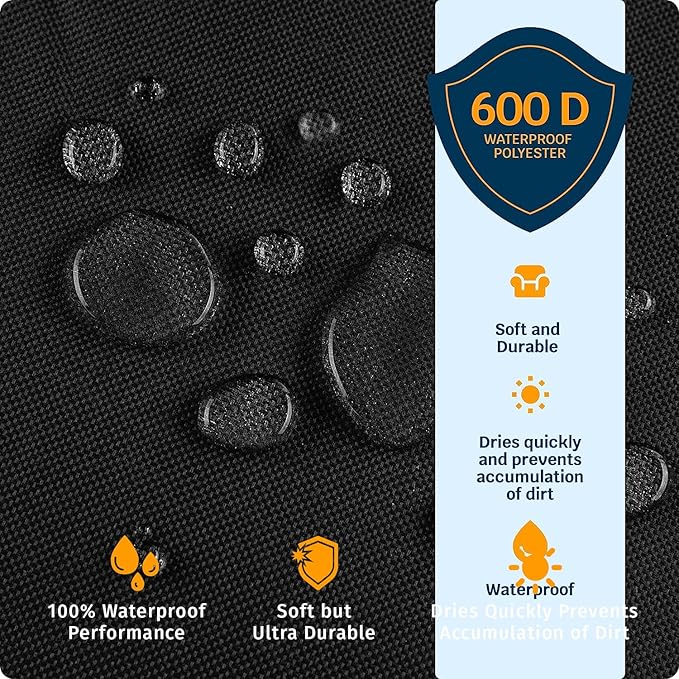 Alpcour Folding Stadium Seat – Deluxe Outdoor Camping Reclining Waterproof Cushion Chair for Bleachers – Best 6-Position Back Support Picnic Bleacher Seats w/Extra Thick Padding for Support & Comfort