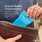 Flushable Wet Wipes for Travel & On-The-Go | 24 Pack - 14 Wipes Per Pack (336 Count) | XL Adult Cleansing Cloth for Men & Women | Hypoallergenic 100% Plant Based, Fragrance Free