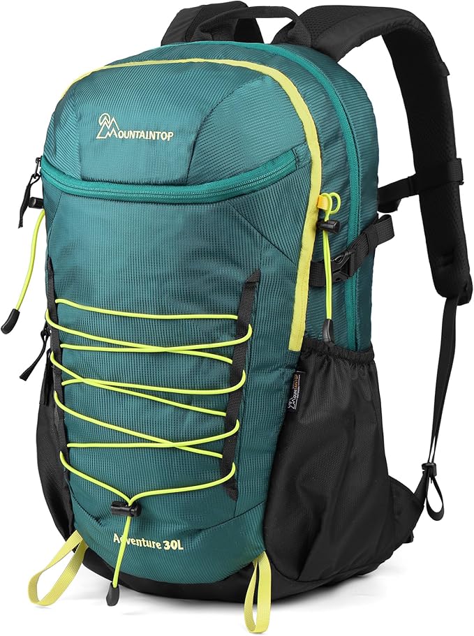 MOUNTAINTOP Hiking Backpack,25/30L Camping Backpack, Men Women Hiking Daypack Lightweight Travel Backpack for Climbing