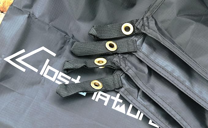 Clostnature Tent Footprint - Waterproof Camping Tarp, Heavy Duty Tent Floor Saver, Ultralight Ground Sheet Mat for Hiking, Backpacking, Hammock, Beach - Storage Bag Included