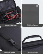 GRECELL 80W Foldable Solar Panel, Portable Solar Charger with USB-A and USB-C QC3.0 (18W) IP67 Waterproof Outdoor Cell Phone Solar Charger for Power Banks Tablets Small Power Station