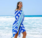 Elite Trend Quick Dry Towel Extra Large 78x35 Inch - Microfiber Beach Towel - Perfect for Beach, Travel, Swimming, Pool, Yoga, Hiking, Camping - Lightweight, Fast Drying, Compact for Adults (Maze)