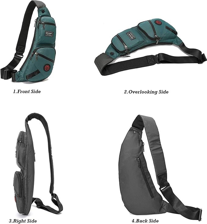 NICGID Sling Bag Chest Shoulder Backpack Crossbody Bags Casual Daypack for Men Women