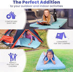 Hazli Matrix Comfort-Cell Memory Foam Camping Mattress Pad - Portable Foam Sleeping Pad for Camping - Roll up Sleeping Mat for Adults - Floor Mattress Guest Floor Bed for Sleepover, Car SUV Cot