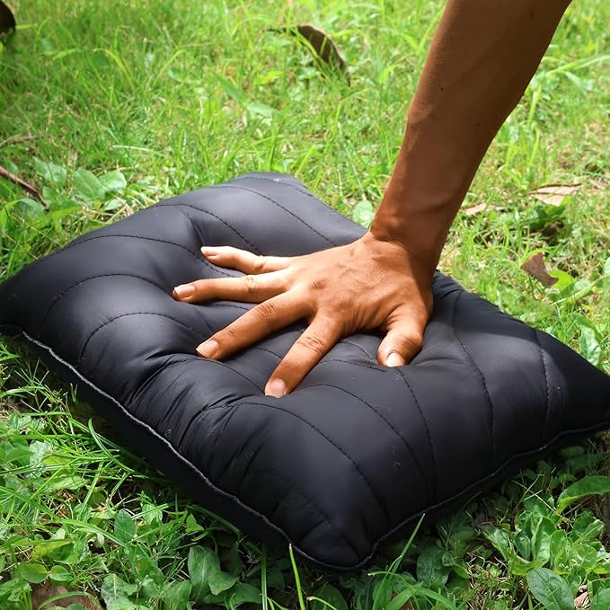 Camping Pillow,Supportive Compressible Travel Pillow Large Size Lightweight Camp Pillow with Storage Bag for Camping,Hiking,Backpacking,Airplane