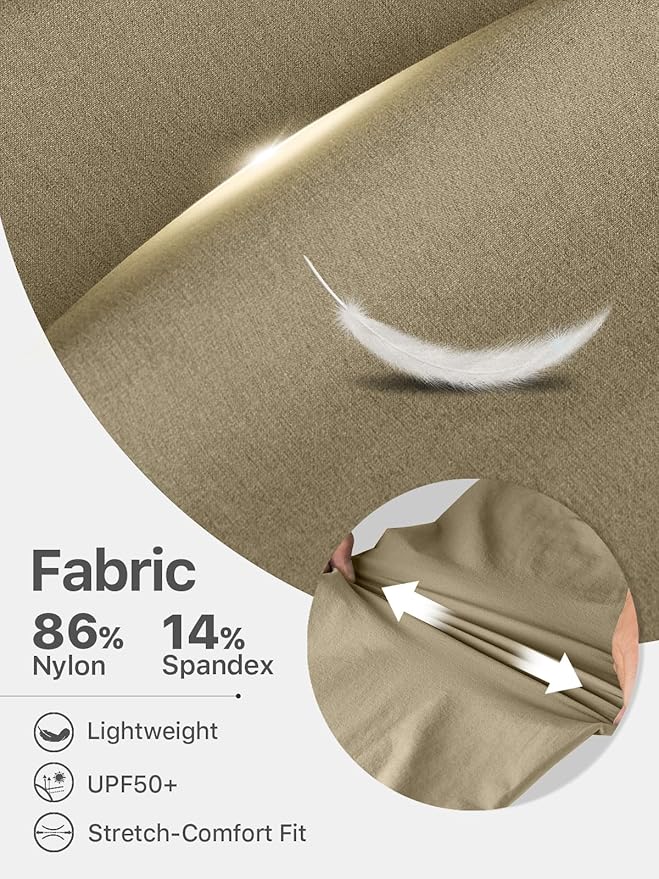 FREE SOLDIER Men's Outdoor Cargo Hiking Pants with Belt Lightweight Waterproof Quick Dry Tactical Pants Nylon Spandex