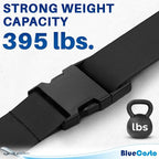 Luggage Straps for Suitcases - TSA Approved - Black, 4 PK - Premium Nylon Belts for Suitcase, Briefcase & Travel Bag - Adjustable Strap Length 46" - 78"