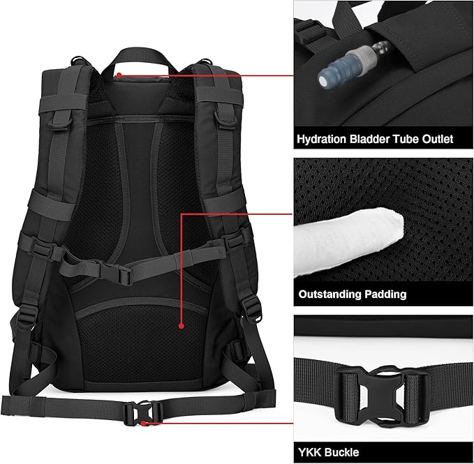 Mardingtop Military Tactical Backpack 25L Molle Hiking Backpack for Backpacking,Cycling and Biking