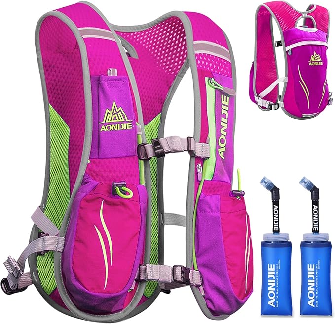 TRIWONDER Hydration Running Vest 5L Lightweight Water Pack for Men Women Hydration Backpack for Trail Race, Hiking, Cycling, Climbing, Camping, Jogging, Marathon