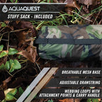 AquaQuest Defender Tarp – Heavy-Duty Waterproof (20,000 mm) Seam-Taped Rain Fly for Camping, Bushcraft & Survival