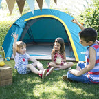 Camping Tent 4 Person, Waterproof Windproof Tent with Rainfly Easy Set up-Portable Dome Tents for Camping