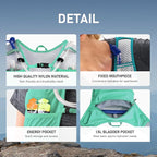 N NEVO RHINO Running Hydration Vest for Women 1.5L Water Bladder Backpack 5L Small -Lightweight Breathable Hydration Vest for Hiking Trail Running Cycling Marathon for Women