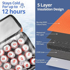 Maelstrom Collapsible Soft Cooler Bag, 24/30/60/75 Cans Beach Cooler, Ice Chest, Leakproof & Portable for Beach, Camping, Road Trips & Grocery Shopping