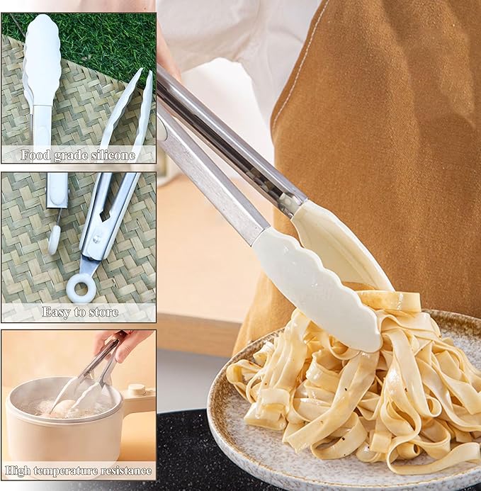 Camping Accessories Kitchen Cooking Utensils Set - Portable Outdoor Camp Cookware Set, Silicone Camper Essentials Gear Must Have Supplies for Travel RV BBQ Grill Picnic Hiking