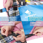 GEERTOP Flannel Sleeping Bags for Adults Big & Tall People Portable Cold Weather Envelope XXL All Seasons Camping Sleeping Bag