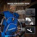 Everfun Hydration Backpack 18L with Water Bladder 2L/3L Hiking Water Backpack Women Men Hydration Pack Insulated Lightweight Day Hydropack with Storage for Hiking, Biking, Running, Festival