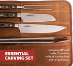 Camp Chef Deluxe 4 Piece Carving Knife Set, Multi