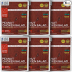 GOOD TO-GO Peanut Chicken Salad - Stove-Free™ (6-Pack of Single Servings) | No Stove Required! Camping & Backpacking Food | Just Add Water Backpacking Meals | Good To-Go Dehydrated Meals Taste Better Than Freeze Dried Food