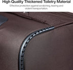 Hanke 3 Piece luggage Sets Softside Expandable luggage with Spinner Wheels TSA Lock,Travel Lightweight Luggage Sets,Coffee