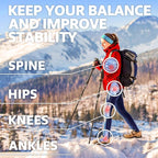 Covacure Trekking Poles Collapsible Hiking Poles - Aluminum Alloy 7075 Trekking Sticks with Quick Lock System, Telescopic, Collapsible, Ultralight for Hiking, Camping