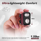 EverBrite Rechargeable LED Headlamp, Only 1.59 OZ Ultra-Light with Hat Clip, IP67 Waterproof, White/Red/Green Light, 7 Modes for Camping, Running and Backpacking-Purple