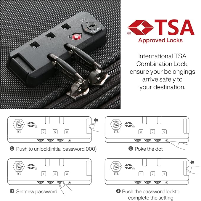 Hanke 28 Inch Luggage with Spinner Wheels Expandable Large Suitcase with Wheels Softside Check in Luggage Rolling Suitcase with Lock Lightweight Travel Luggage for Men and Women.(Dark Gray)