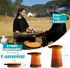 19.7” Heavy Duty Collapsible Stool with Cushion - Portable, Foldable Camping Stool for Adults, Max Capacity 1000lbs