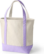 Lands' End Open Top Canvas Tote Bag