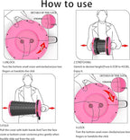 ALEVMOOM Upgraded Folding Stool with Cushion,Portable Collapsible Retractable Stool,Outdoor Chair,Yet More Sturdy Load Capacity 440lbs for Camping Garden Fishing Hiking BBQ with Carry Bag