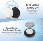 Air Tracker Tag - 2 Pack [Apple MFi Certified] Bluetooth Trackers Works with Apple Find My (iOS Only) - IP67 Waterproof Item Finders | Track Keys, Wallet, Luggage, Backpack & Pets