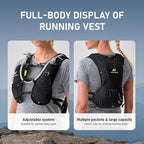 Running Vest with Water Bladder 1.5 Liter, Small Hydration Water Vest, Lightweight Hydration Pack Multi-Pocket 11x - for Hiking Race Trail Marathon for Women Men