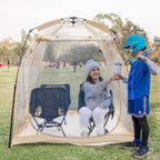 All Weather Proof Pod Sports Pod,540°View Weather Tent,1-4 Person Instant Tent with Sealed Floor,Outdoor Screen House with Carrying Bag,Screen Room for Sport Event,Camping,Fishing