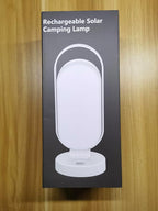 Hapfish Rechargeable Solar Camping Lantern, 5000mAh Battery Powered LED Lights, Dimmable Foldable Waterproof Camping Essentials, Lamp for Power Outages, Camping Gear, Hurricane, Emergency, Indoor