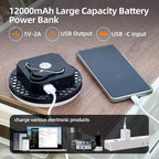 10000mAh Rechargeable Tent Light 3 Lighting Modes, 4000LM LED Portable Camping Lantern, IPX5 Waterproof, 30W Hanging Tent Light with Magnet, for Emergency & Gift