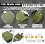 Upgrade Molle Rip Away Ifak Pouch, Tactical Small Belt First Aid Pouch Medical Utility EMT Pouch Only