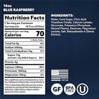 HOIST Premium Military Hydration Electrolyte Drink, Powerful IV-Level Hydration, Clinically Proven Performance Drink, Blue Raspberry, 16 Fl Oz (Pack of 12)