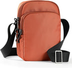 VADOO Sling Bag for Men Women, Anti Theft Crossbody Shoulder Bag with Zipper Lock, RFID Blocking & Waterproof for Travel