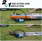 20PSI Electric Paddle Board Pump TPS300 - High Pressure Rechargeable SUP Pump, Dual Stage Inflation & Deflation, Auto-Off Air Pump for Stand Up Paddle Boards, Boats, Kayaks and Tent