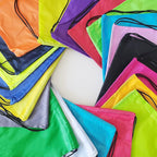 42 Pcs Drawstring Backpack Bags Sack Pack Cinch Tote Sport Storage Polyester Bag for Gym Traveling（20 Colors）